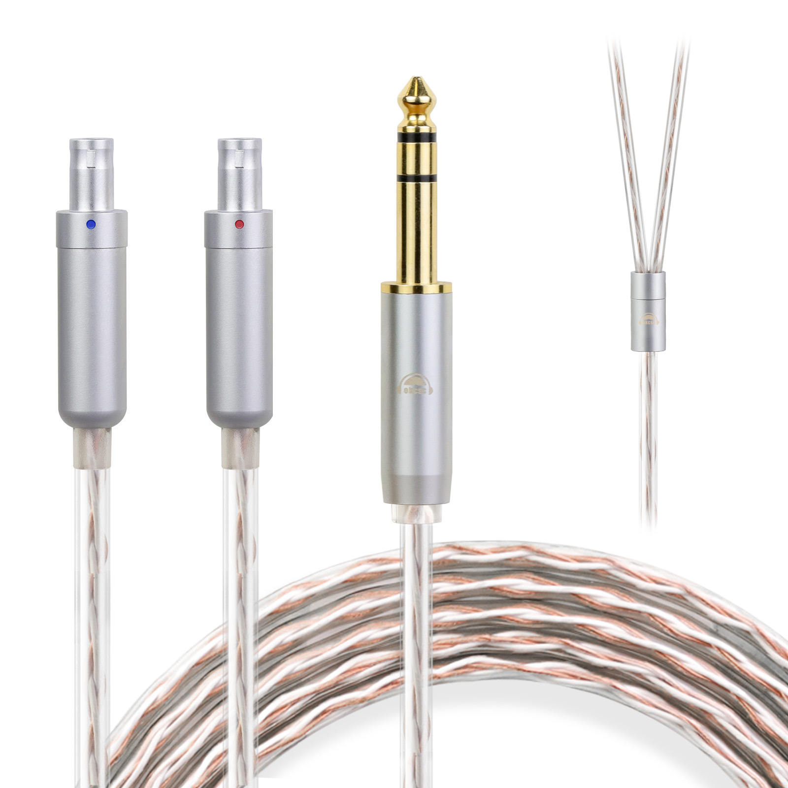 Sennheiser用のokscバランス型イヤホンケーブルHd800 hd800s hd820 dmo