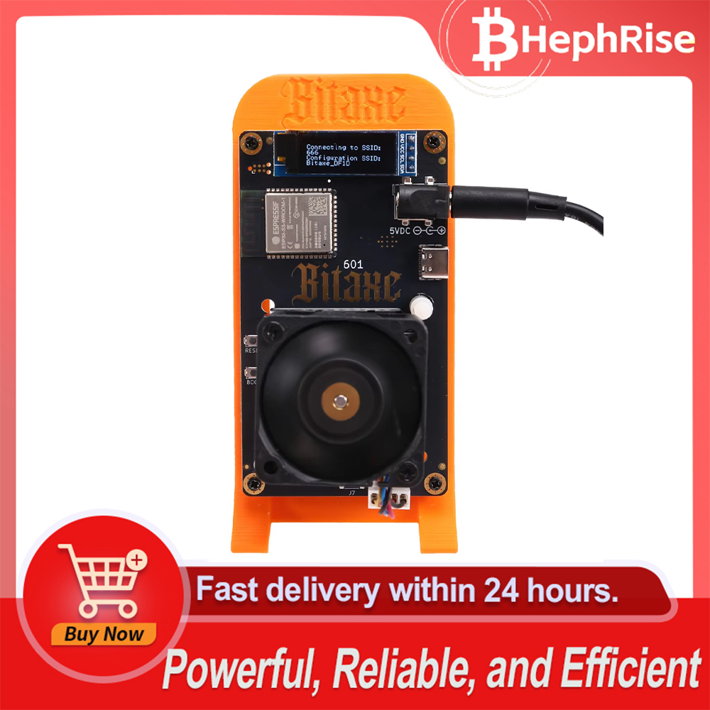 最新のBTCマイニングマシンBitaxe 601 Gamma Miner暗号通貨マイナー1.2