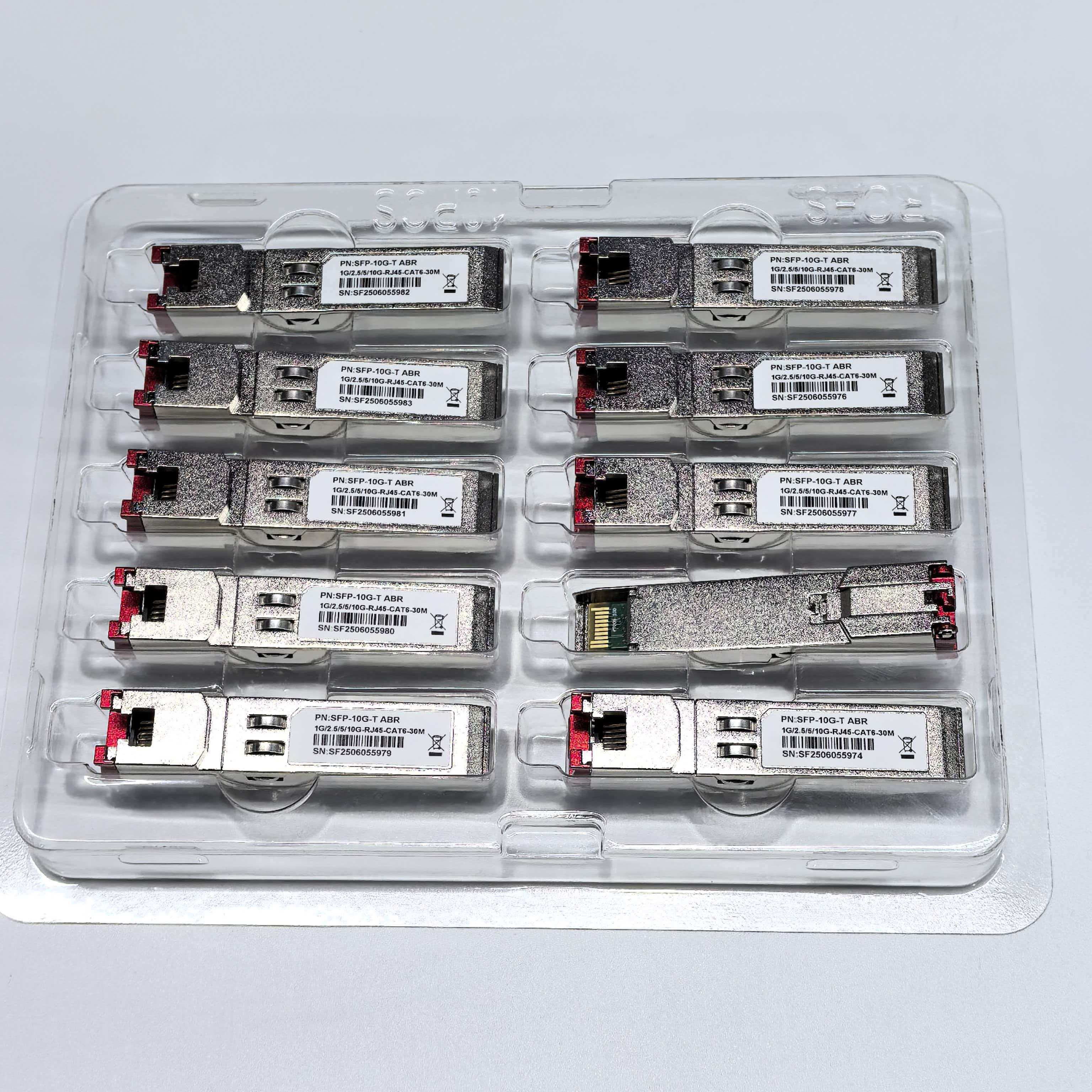 For MikroTik S+RJ10 SFP-10G-T 10Gigabit Ethernet RJ45 Electrical