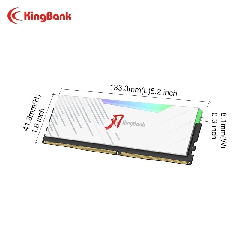KingBank DDR5 RGB RAM 16 ギガバイト 32 ギガバイト 24 ギガバイト 48