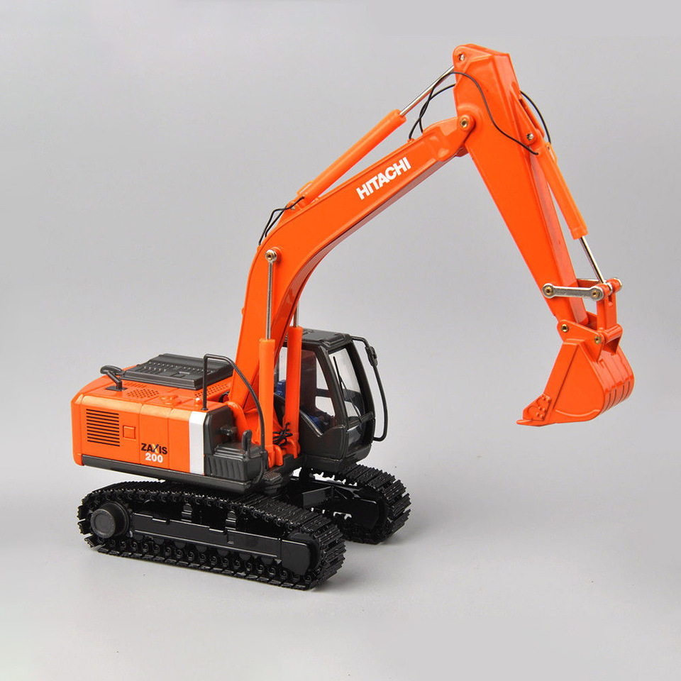 Diecast 1:50 Scale Excavator Model Hitachi ZH200 Hydraulic