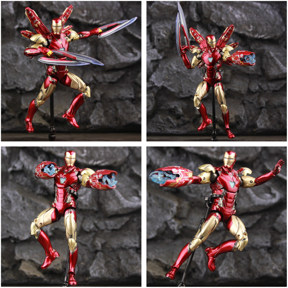 15cmの置物マーベル,アイアンマン,mk85,2.0,インフィニティサーガの