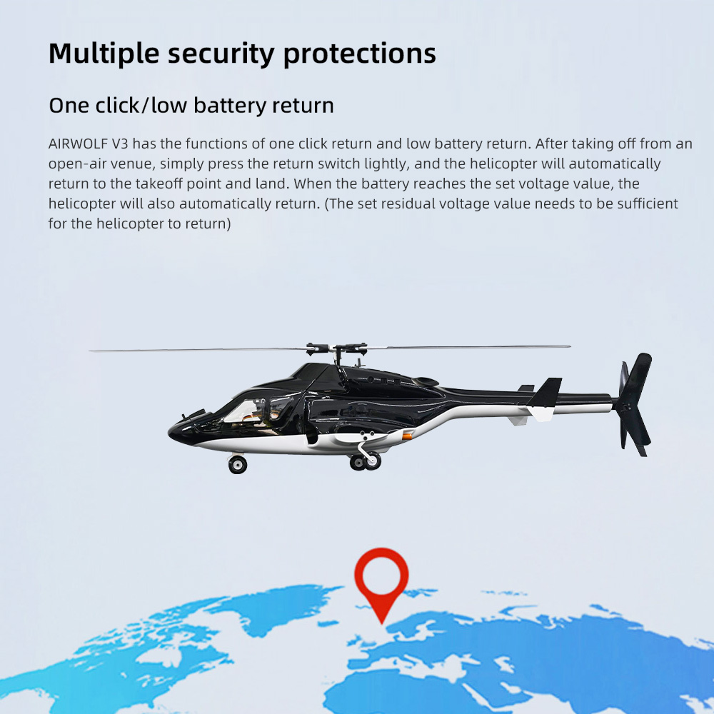 フライウィング エアウルフ V3 スケールヘリコプター H2 ACE フライト