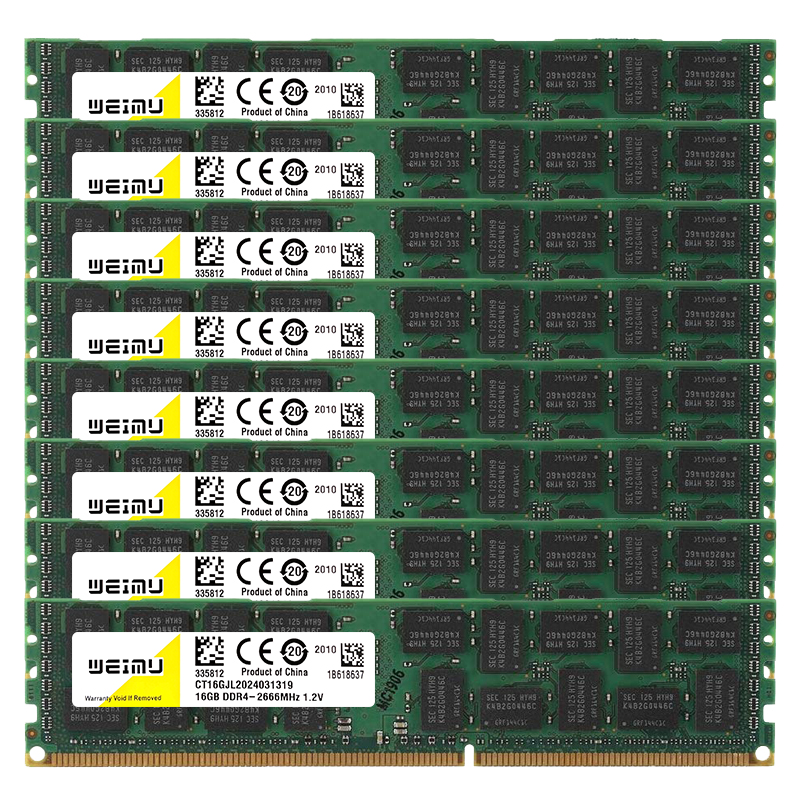 Ddr4-サーバーメモリ,8GB, 16GB, 32GB, 64GB,pc4,2133, 2400, 2666