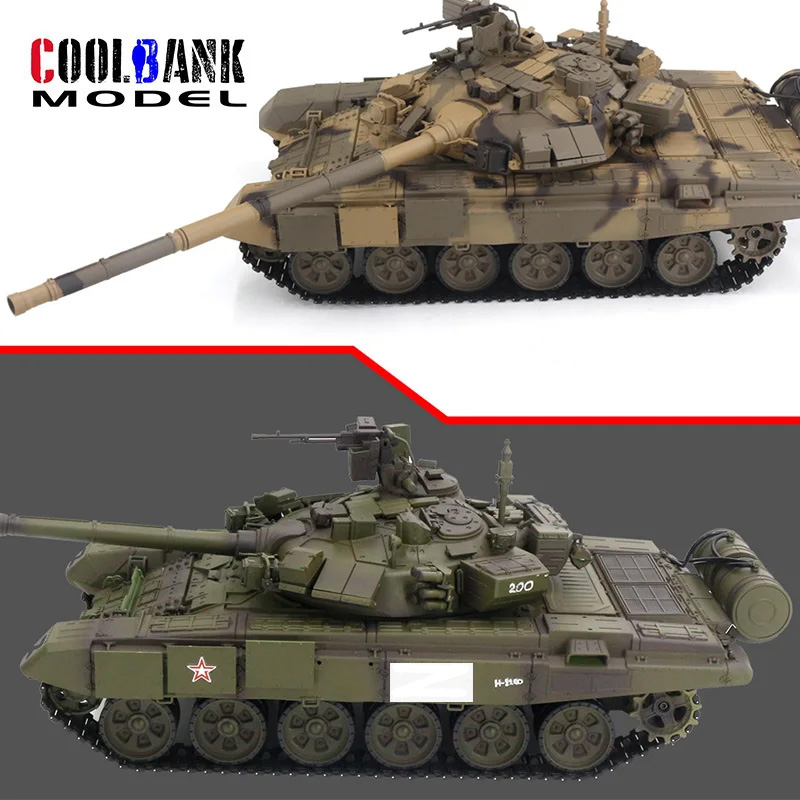 COOLBANK 2.4Ghz ヘンロン 1/16 RC タンク 7.0 Ver. ロシア T90 3938-1