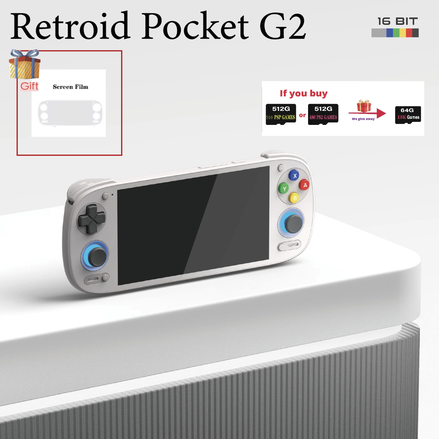 Retroid Pocket G2 携帯ゲーム機 RP G2 Android 15 5.5インチ 1080P