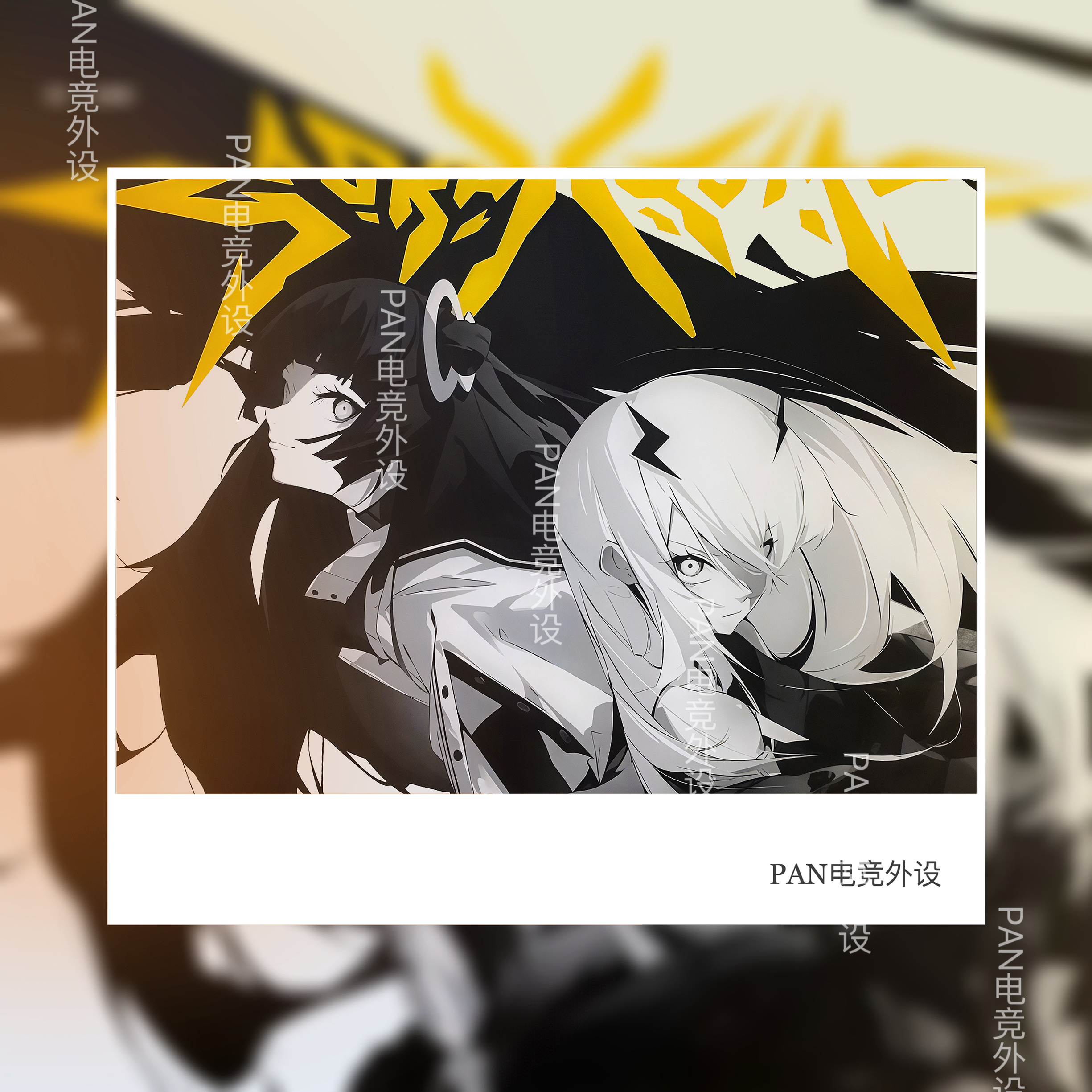 Wallhack SP-004 Twins Mousepad Anti Slip Tempered Glass Mouse Pad