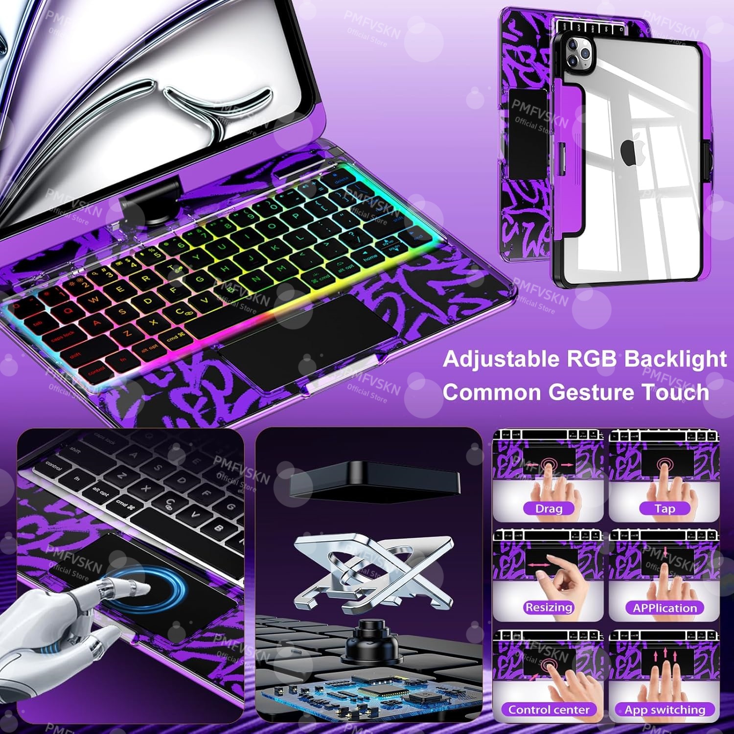 バックライト付きマジックキーボードケース iPad Pro 11 12.9 2018