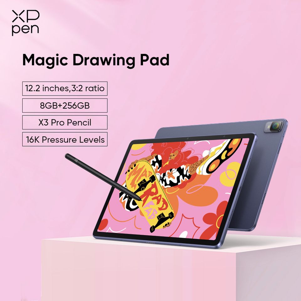 XPPen Magic Drawing Pad Android Tablet with 16K Levels X3 Pro