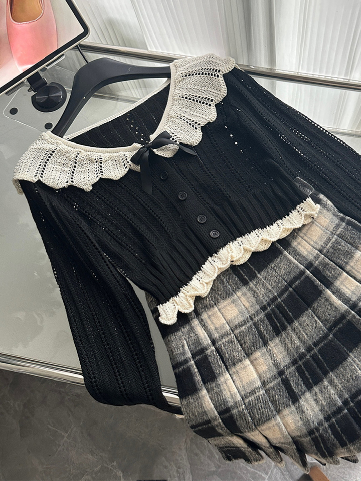 Women Y2k Coquette Idols 2000s Shoujo Girl Outfits 2 Piece Set