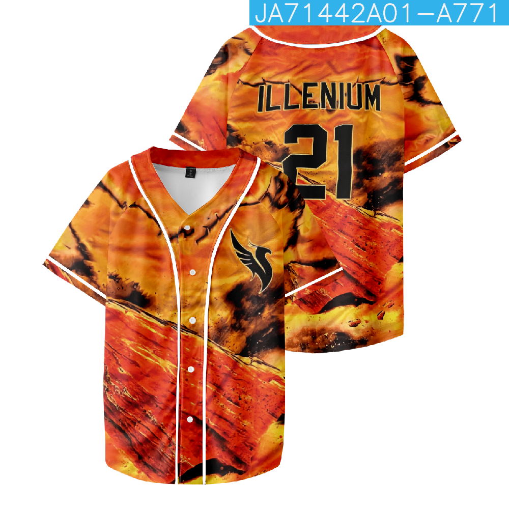 ILLENIUM 2023 Tour Jersey Cosplay Merch Jecket Tee T-shirt Spring