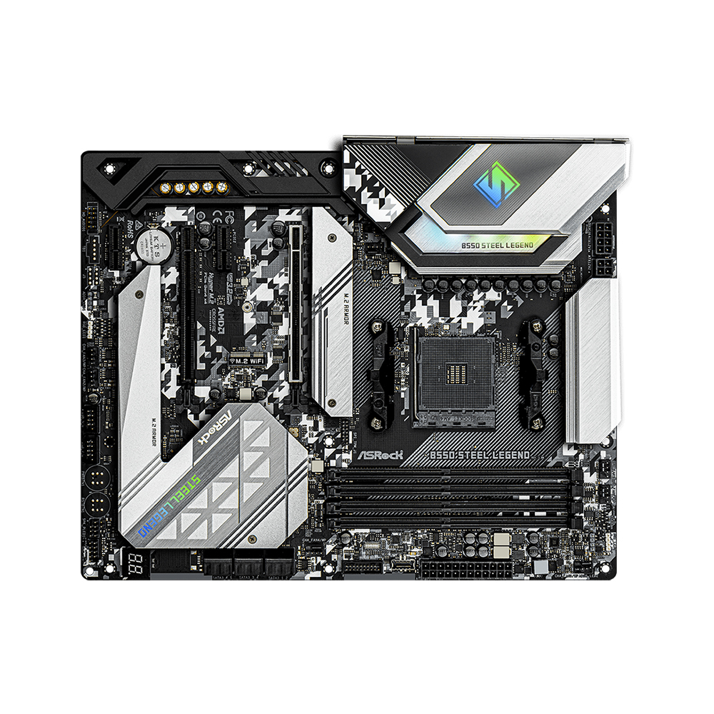 ASRock Brand New B550 Steel Legend Motherboard Support 5800X3D