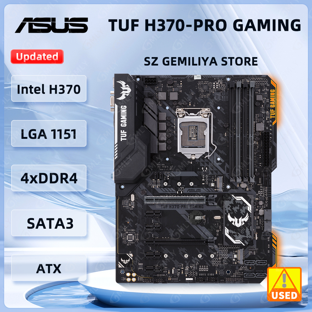 Asus TUF H370-PRO GAMING Motherboard intel H370 LGA 1151DDR4 64GB