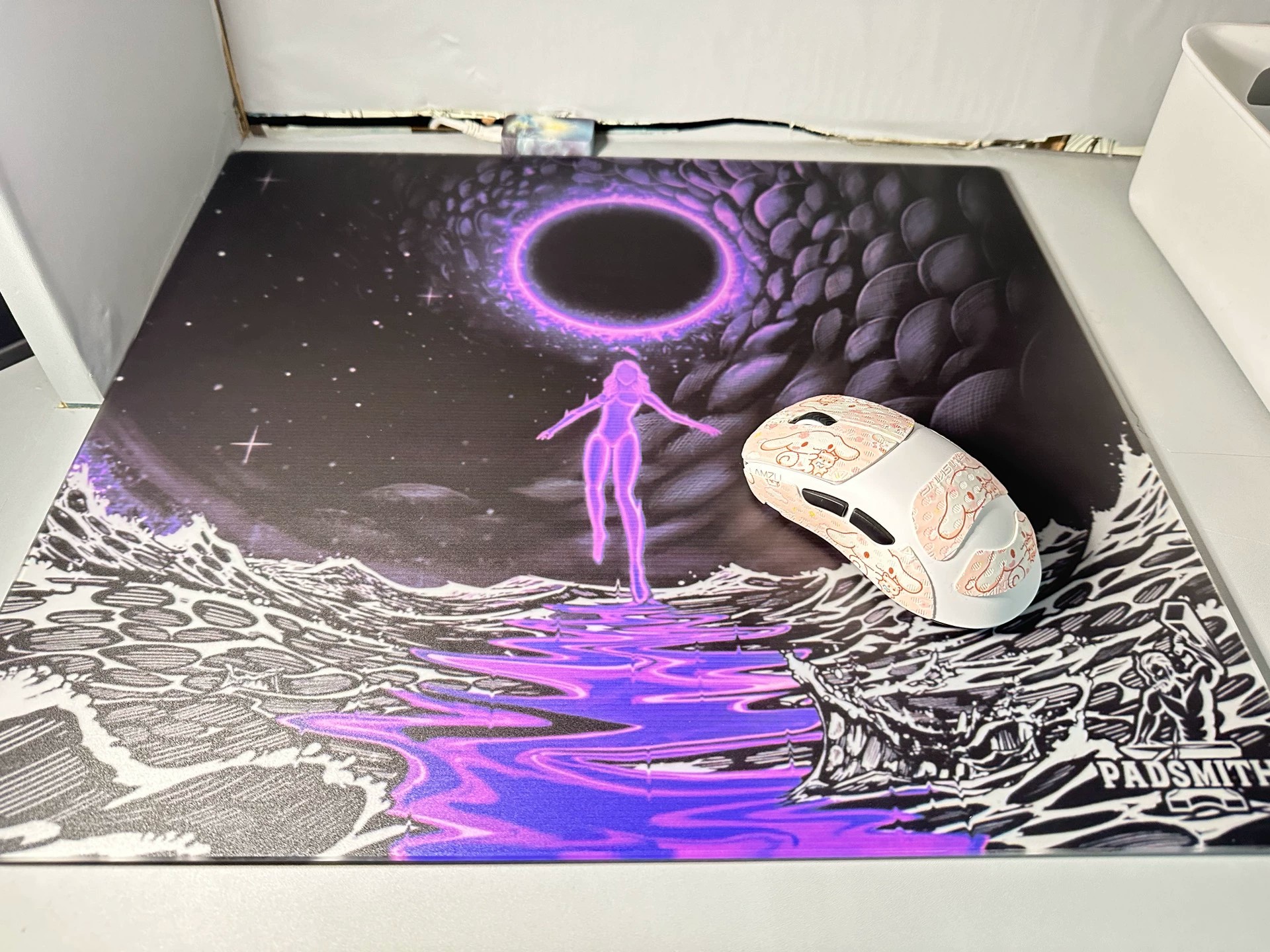 Padsmith-エンプレス強化ガラスマウスパッド、eスポーツ、レプリカ