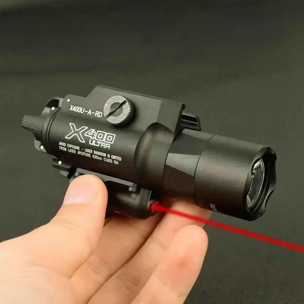 Tactical X400 Ultra X400U WeaponLight X300 Ultra with Red Laser