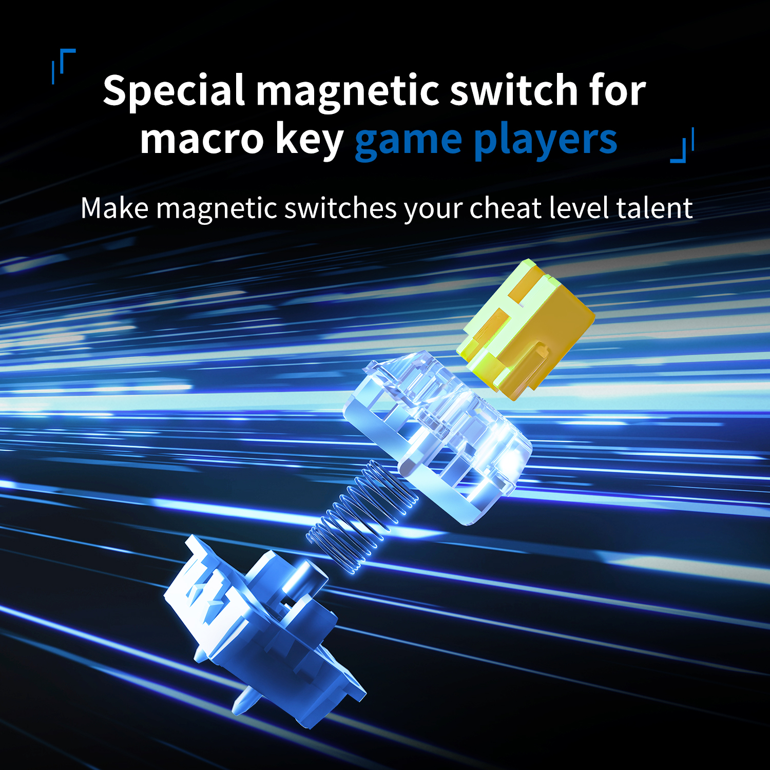 AJAZZ AK820 Max Ultra HE Hall Effect Magnetic Keyboard Gaming