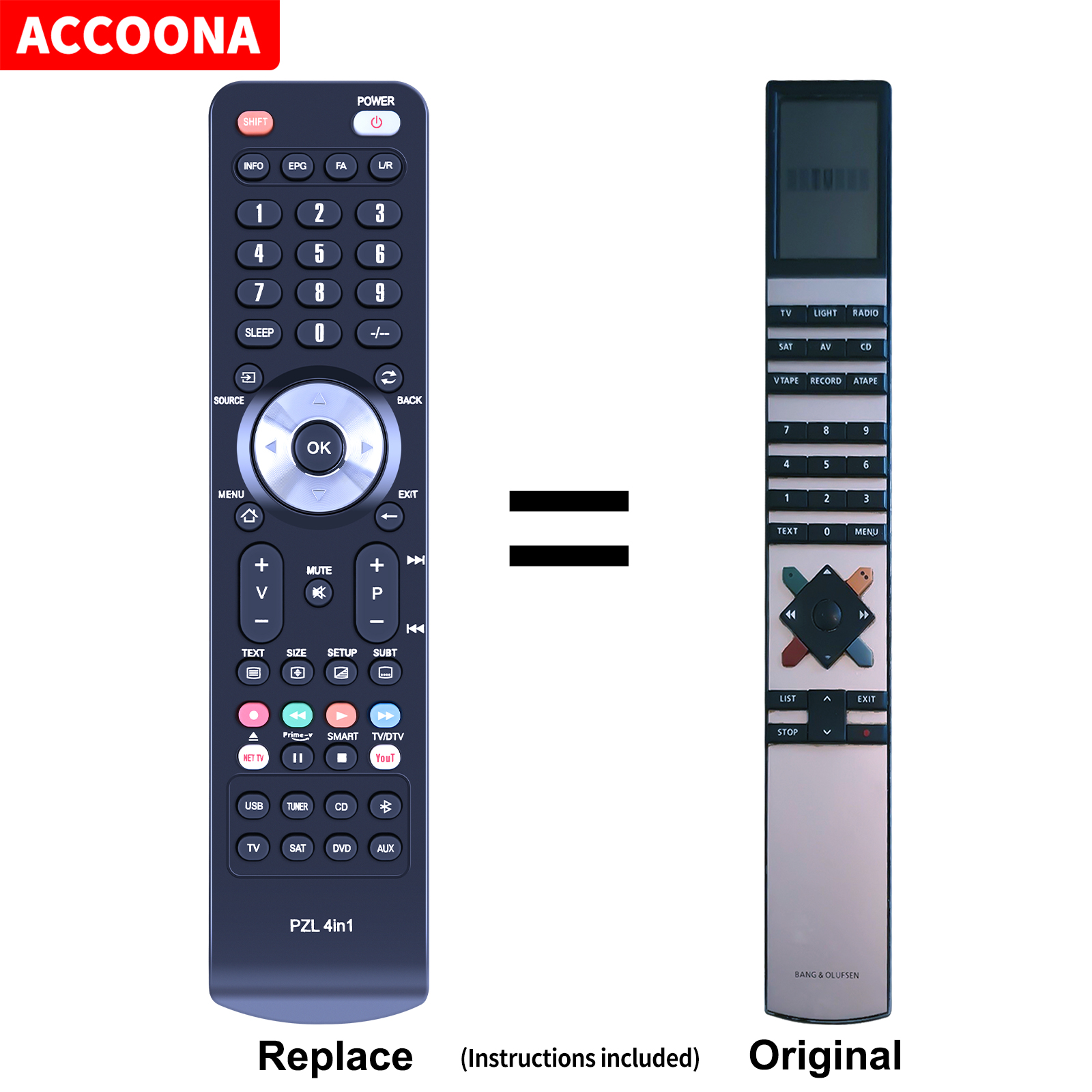 Bang & olufsen beo4,bebovision,6-7 - 8-9, 8500用のリモコン