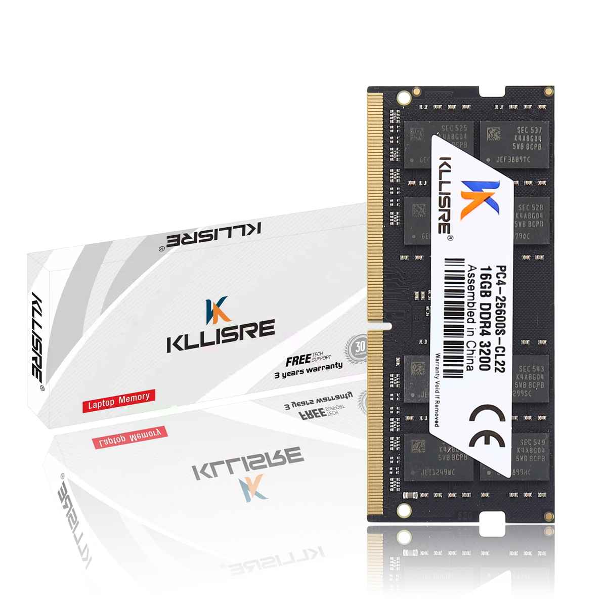 ラップトップ用Kllisre-ddr4 RAMメモリ、16GB、2666mhz、3200mhz