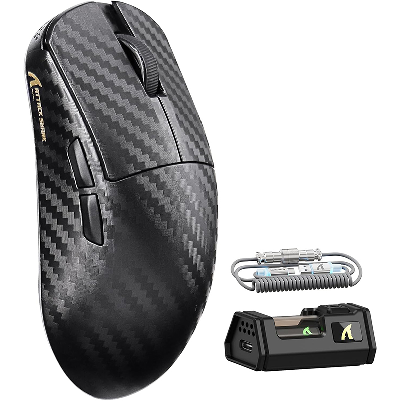 ATTACK SHARK R11 Ultra 8K カーボンファイバー ワイヤレスゲーミング