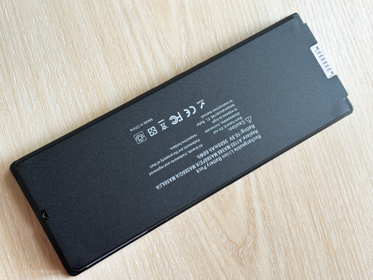 Black A1185 Laptop Battery for Apple MacBook 13