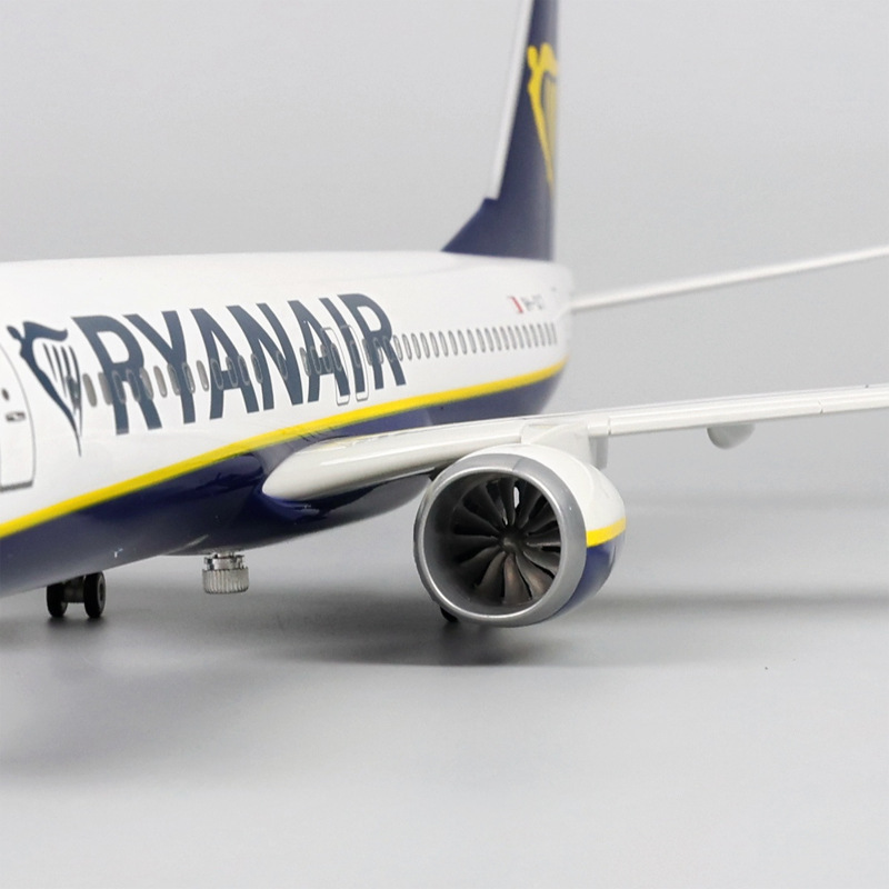 1/85 Scale 47CM Aircraft Toys 737 MAX B737 Air Ryanair Airlines