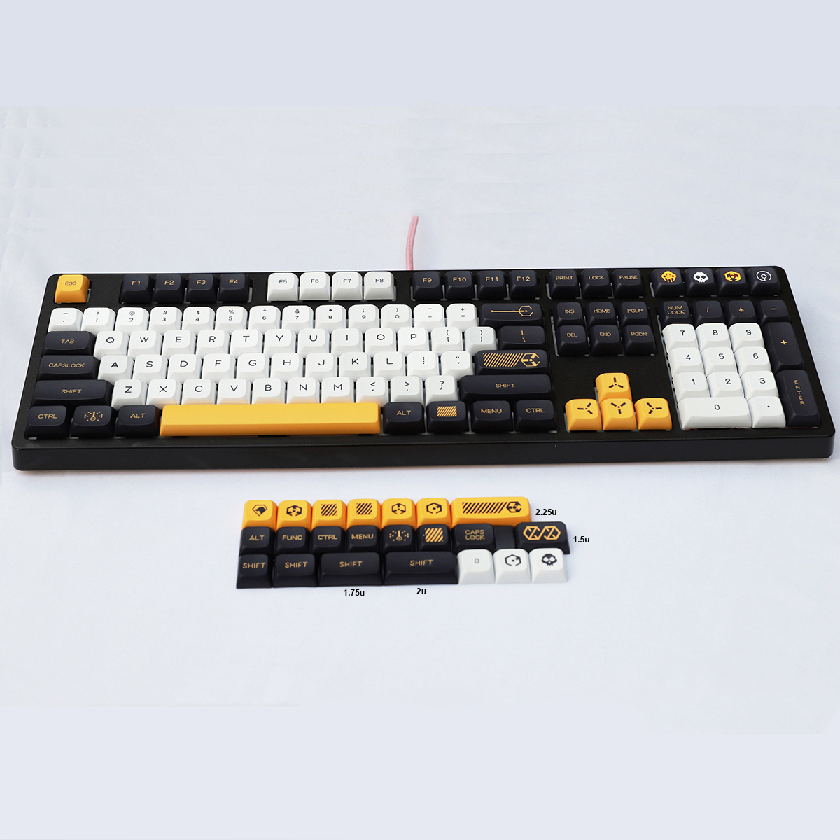 XDAL DSA チェリーキーキャップは、Kailh Gateron チェリー MX