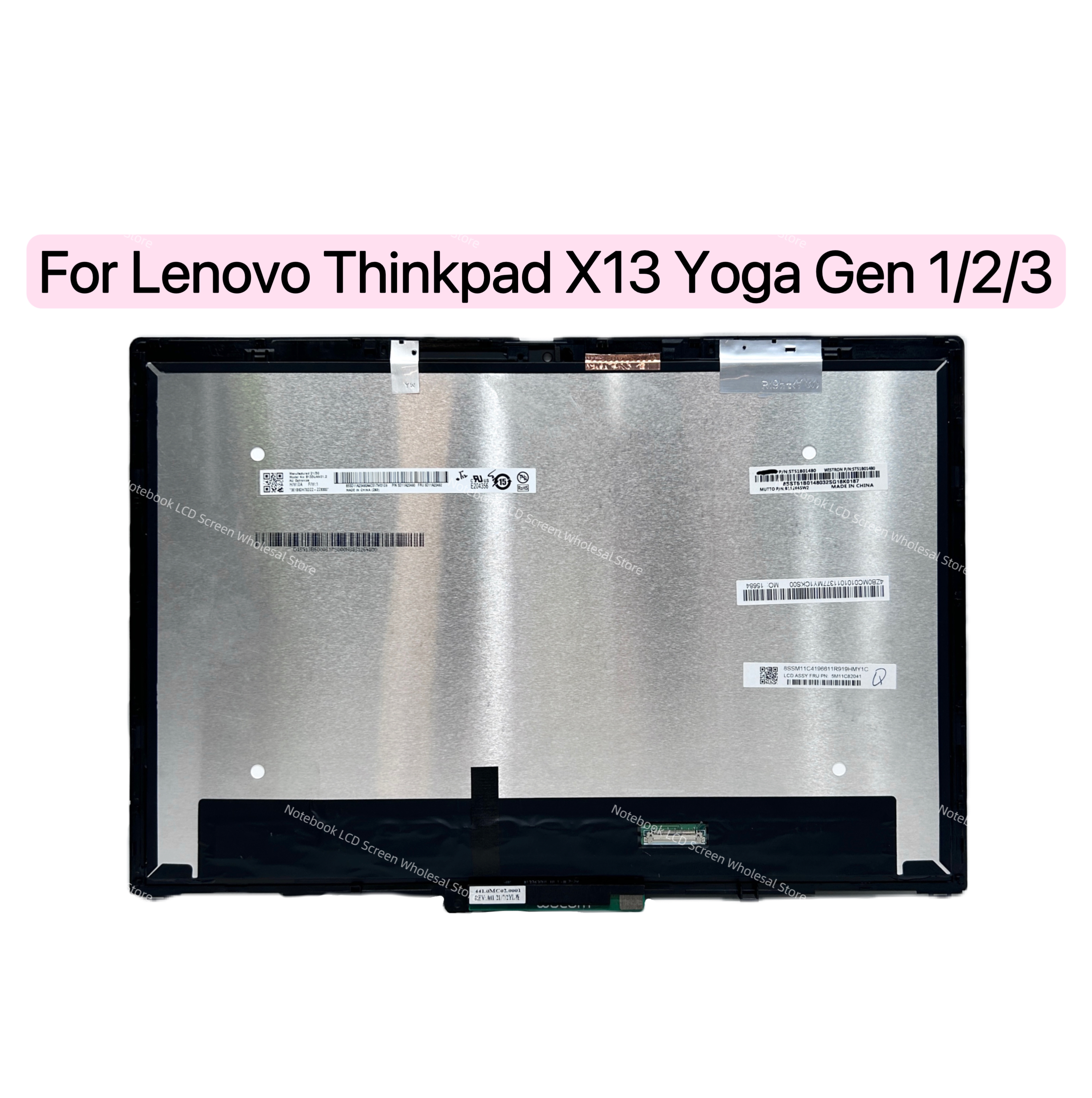 For Lenovo ThinkPad X13 Yoga Gen 1 Gen 2 Gen 3 LCD Touch Screen