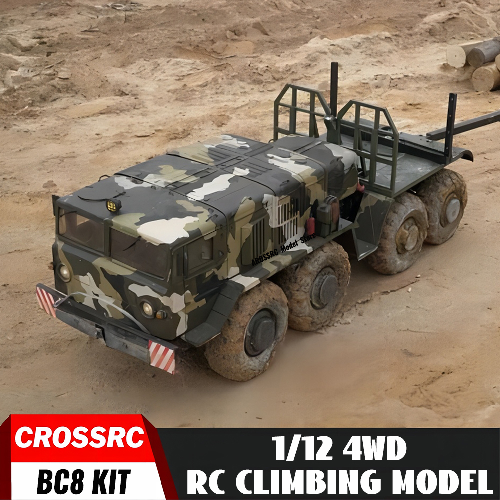 CROSS New BC8 1/12 8X8 KIT MAZ537 Hard RC Car Model Shell Military