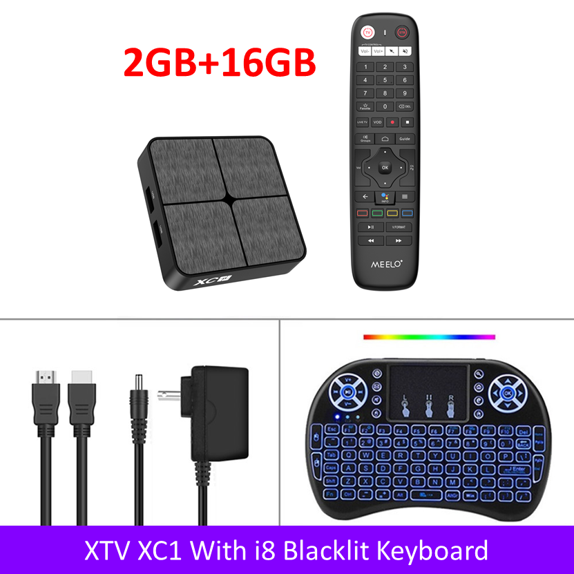 Mini TV box XC1 2GB 16GB Daul WIFI Support BT Xtream UI With Mytv