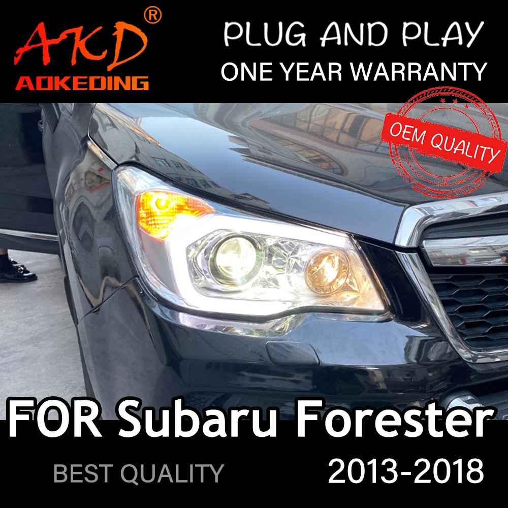 ヘッドライトスバルフォレスター2013-2018車 автомобильные товары led