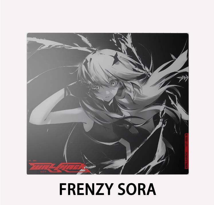 WALLHACK Frenzy SORA DRIFT SORA ARCADE TWINS mouse pad de vidro