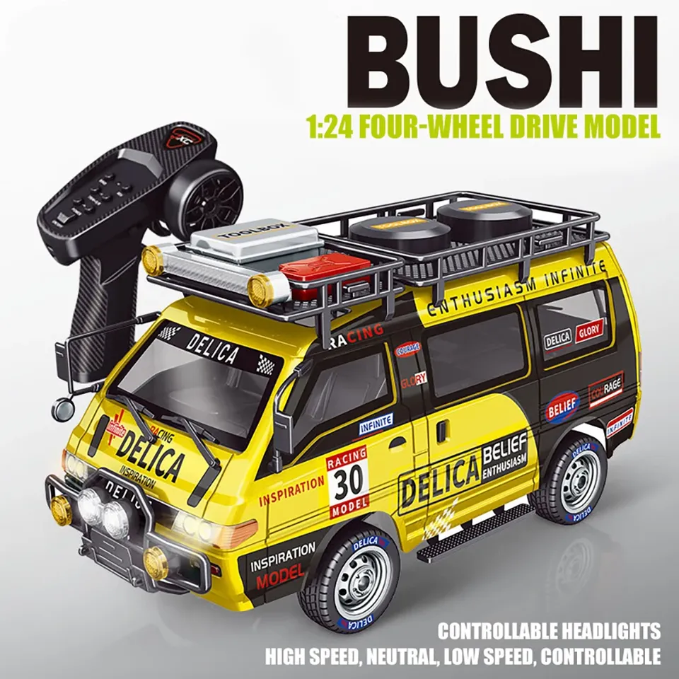 JXC デリカ 4WD バージョン 1/24 シミュレーション電動モデルカー