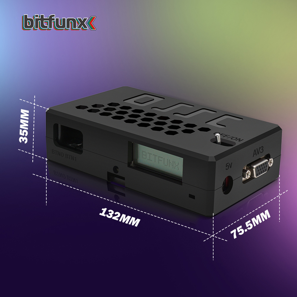 Bitfunx OSSC HW V1.8 オープンソース スキャンコンバーター HDMI