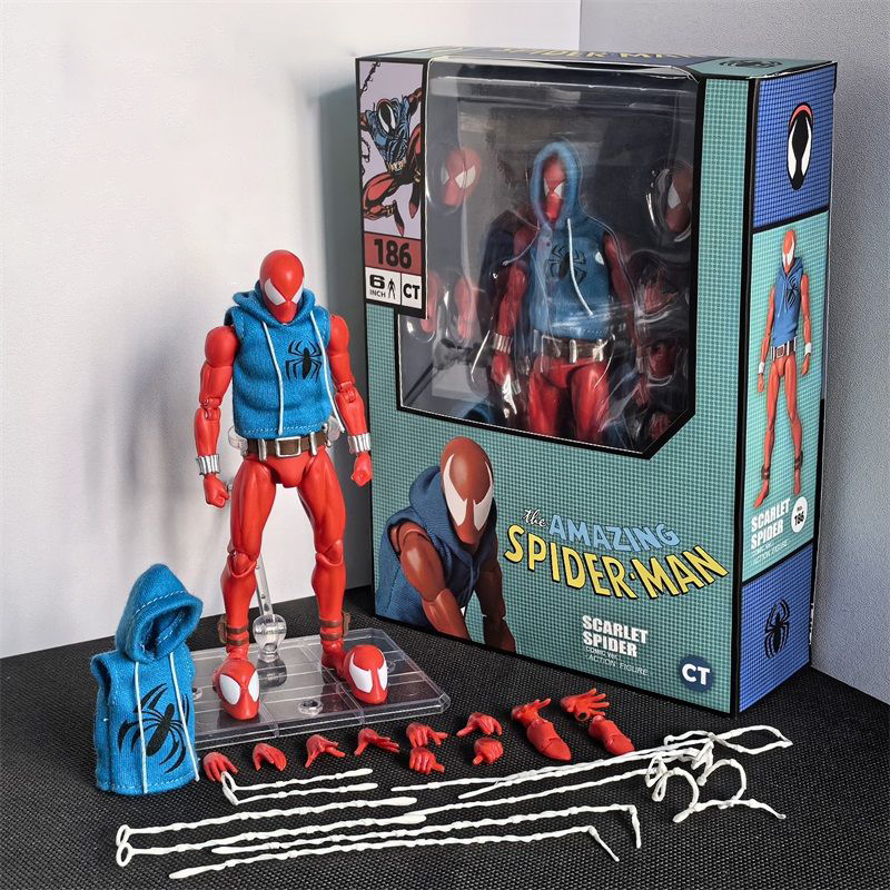 Ct Toys スカーレット スパイダー アクションフィギュア マフェックス