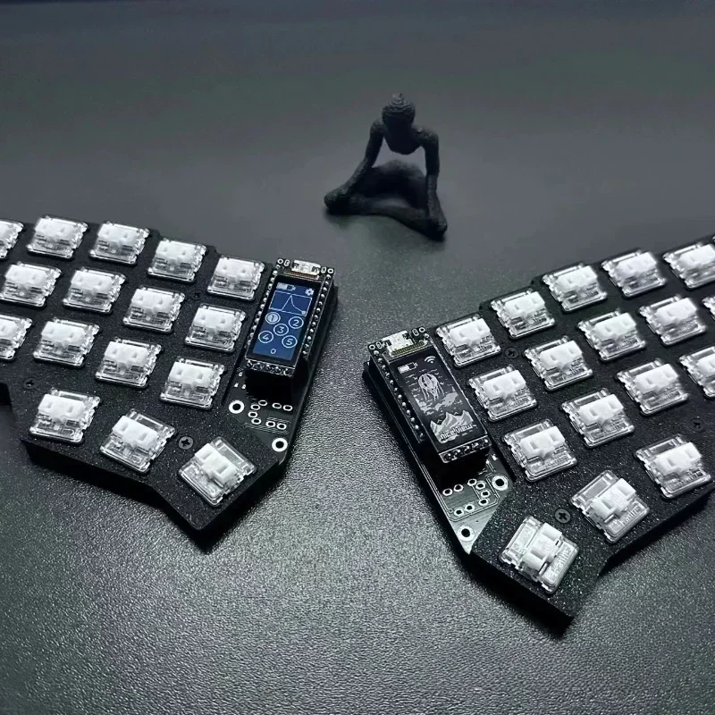 Corne-デュアル軸スプリットキーボードキット,カスタムホットスワップ