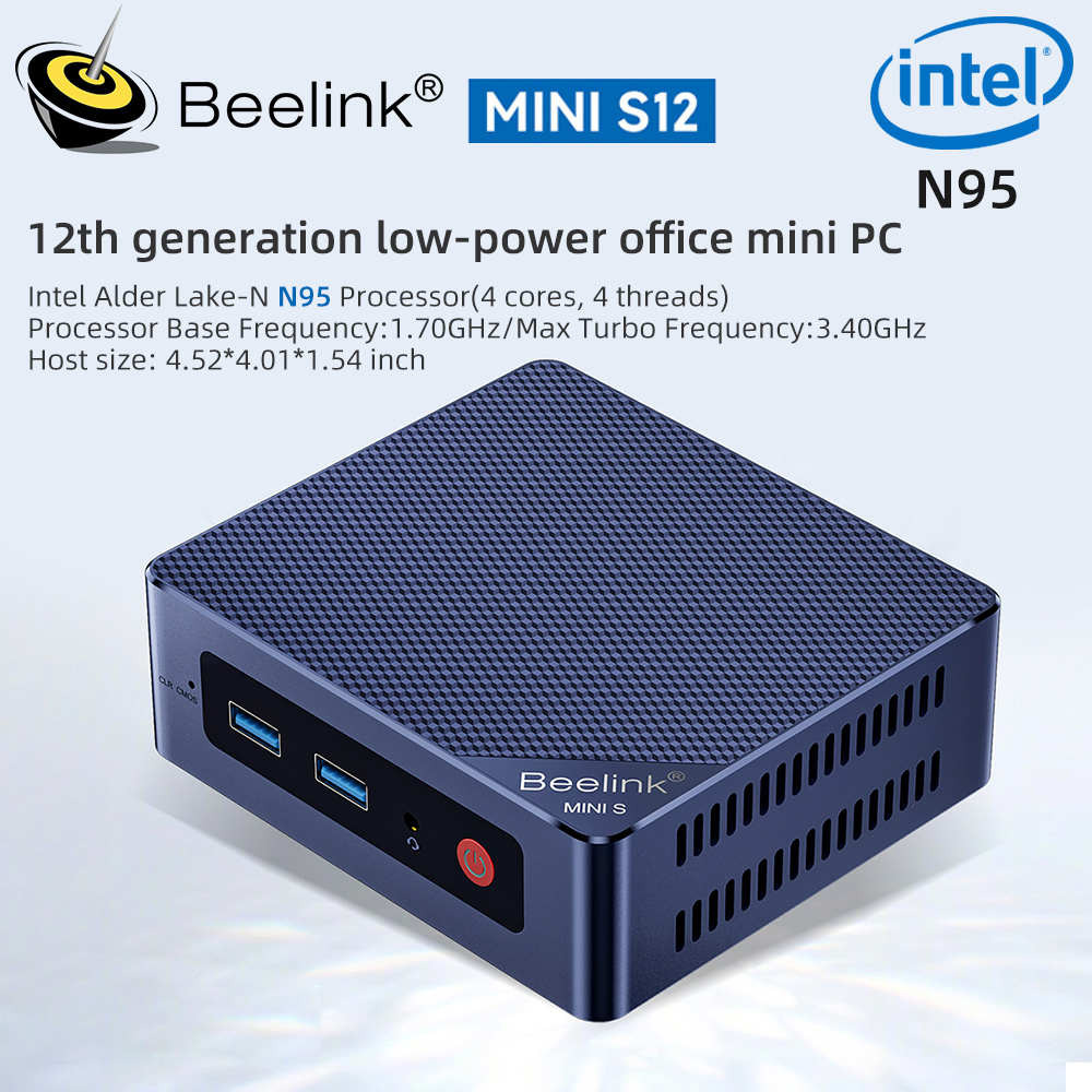 Beelink Mini PC N100 S12 Pro Twin Lake N150 S13 16G500G Mini S