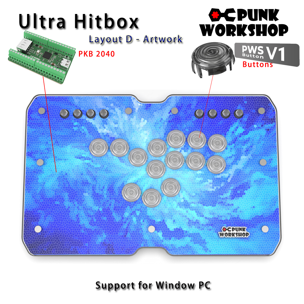 Punk Workshop ULTRA BOX レバーレス コントローラー HitBox SOCD 対応