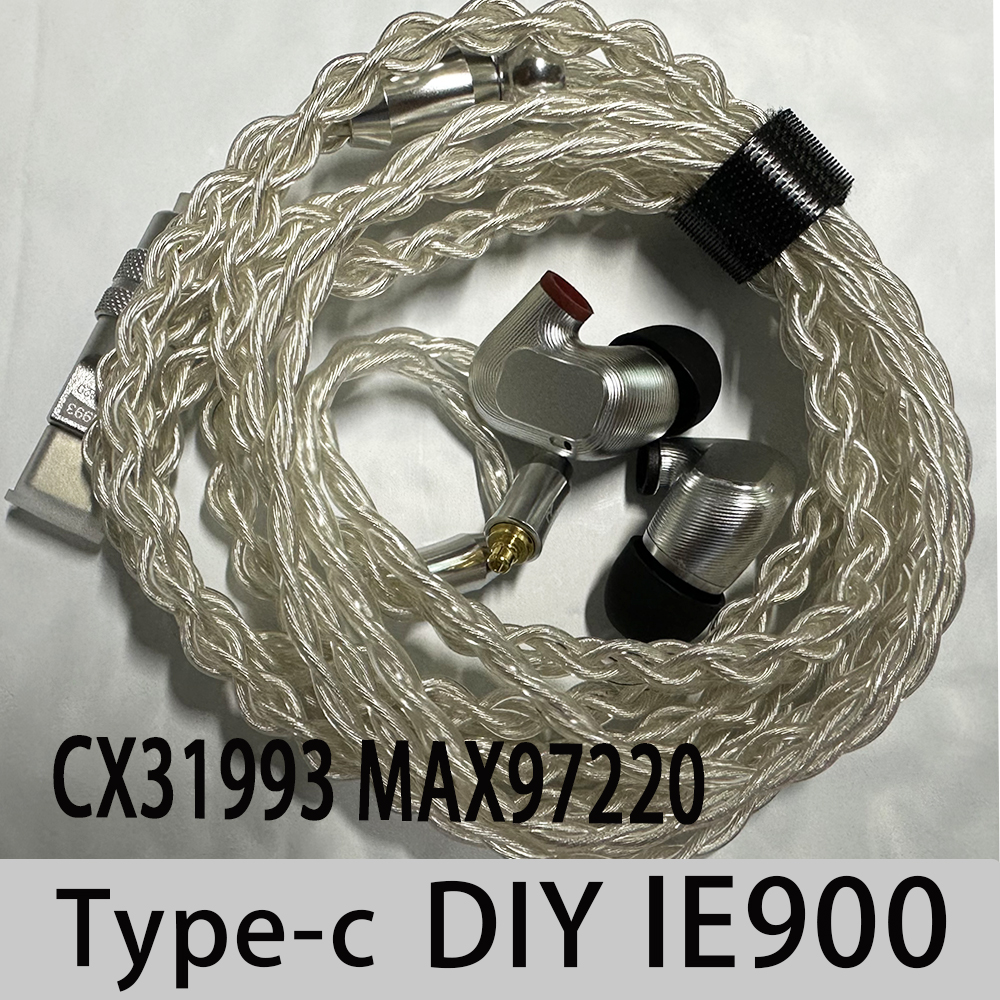 DIY IE900 HiFi In-ear Earphone high resolution 3.5/2.5/4.4mm