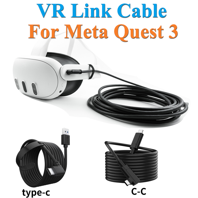 Cable For Meta Quest 3/3S 3.0 Link Cable Steam VR High Speed