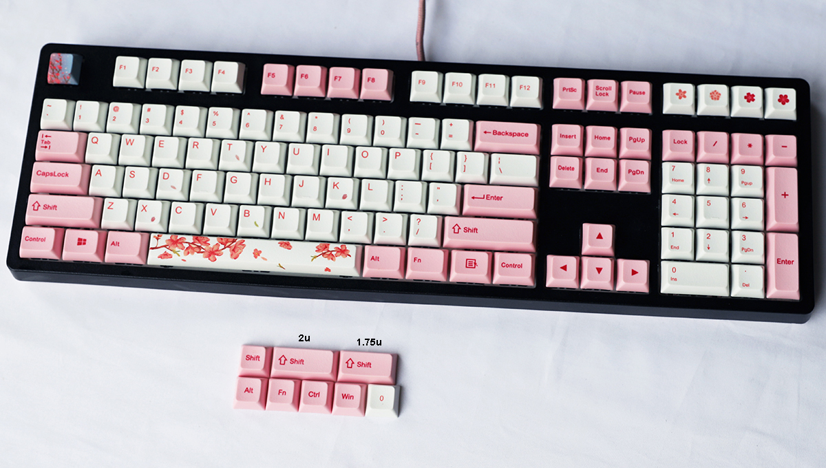 XDAL DSA チェリーキーキャップは、Kailh Gateron チェリー MX