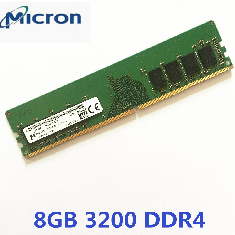 Micron crucial ddr4 8gb 3200mhz desktop rams memoria DDR4 8GB 1RX8