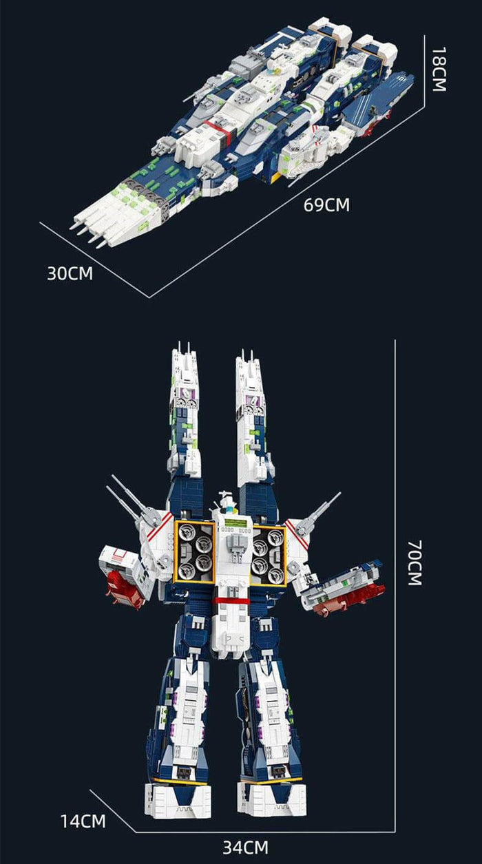 JIE STAR 58144 SDF-1 Macross-Afobrick