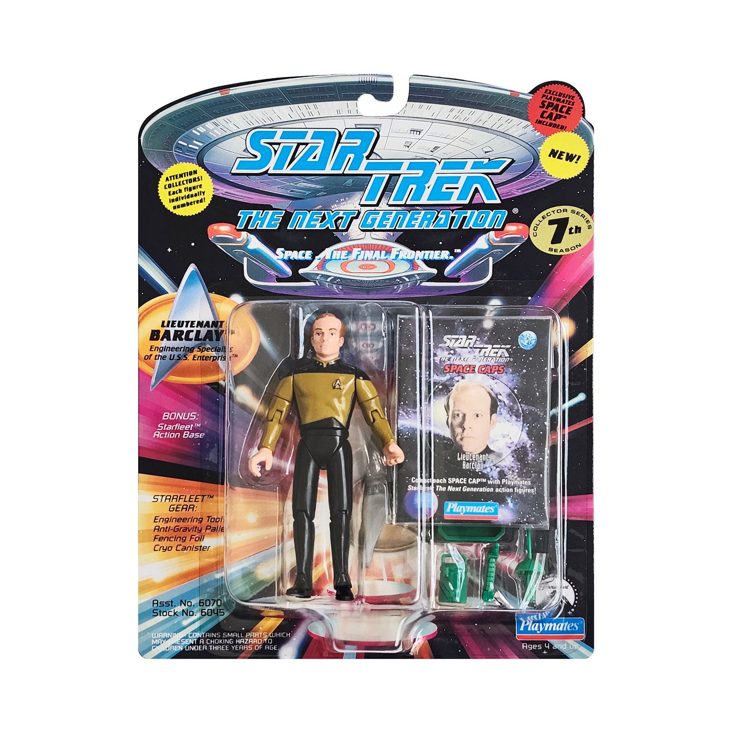 Star Trek: The Next Generation Lieutenant Barclay 4.5-Inch Action