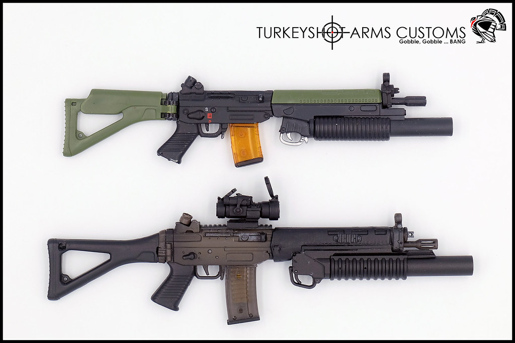 Custom SIG Sauer / Swiss Arms SG-551 with GL-5140 grenade launcher