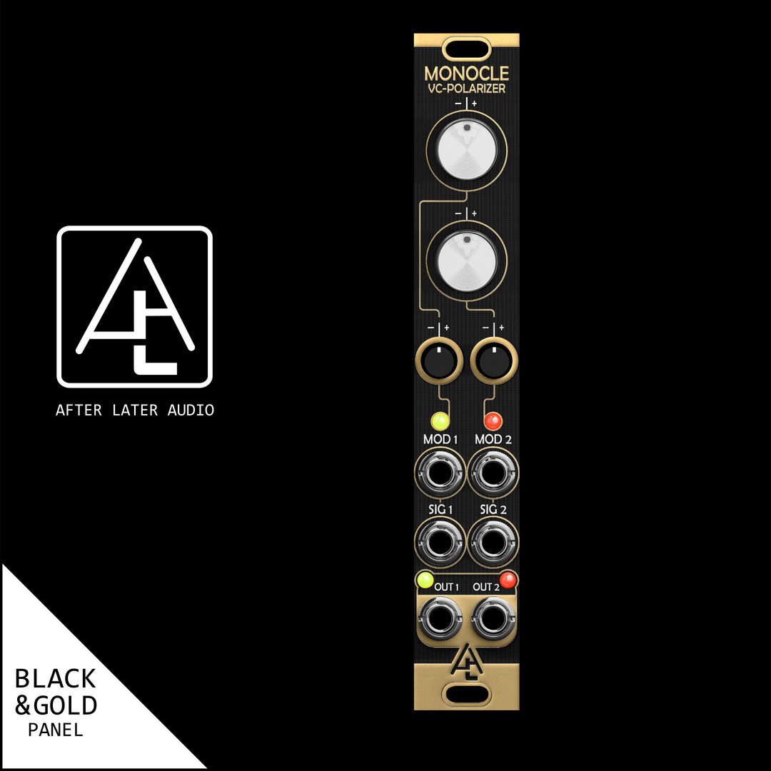 After Later Audio μO_C 替パネル付 モジュラー After Later Audio