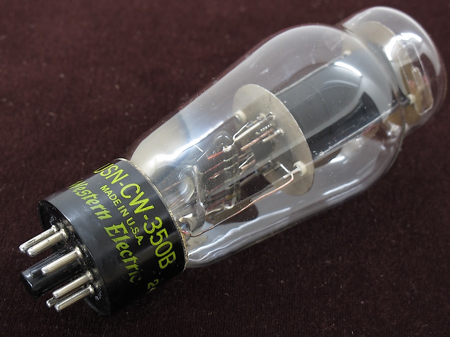 Western Electric JAN-CW-350B 真空管 出力管 1本 @17329 / 中古