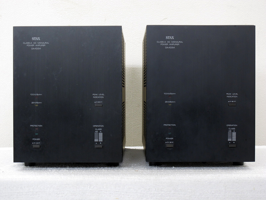 スタックス STAX DA-100M モノラルA級パワーアンプ ペア @22829 / 中古