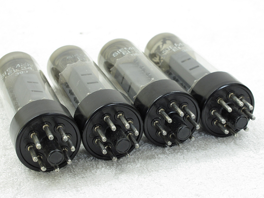 シーメンス SIEMENS EL34(4本) 真空管 @34429 / 中古オーディオ買取