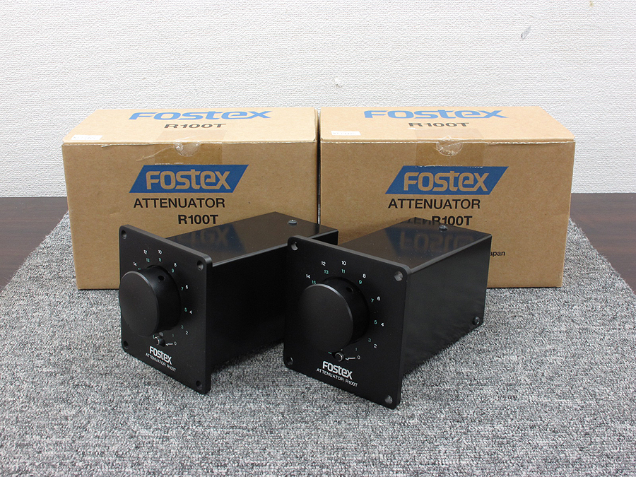フォステクス FOSTEX R100T(ペア) アッテネーター 元箱付 @37846