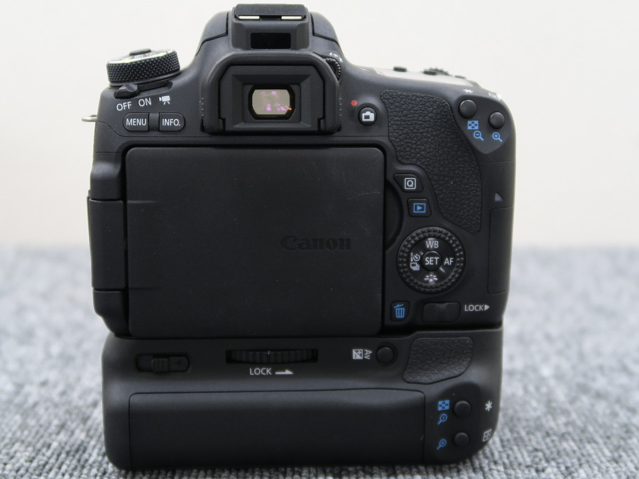 キヤノン Canon EOS 8000D + BG-E18 ボディ カメラ 元箱 @38445 / 中古